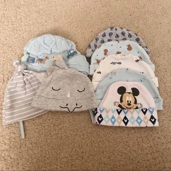 The Children's Place Other - 0-6 Months Baby Hats Bundle